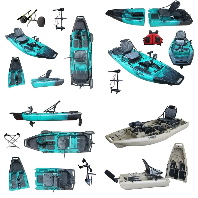 Fishing Kayak Paddle - Popolare Kayak da Pesca Monoposto Sit-On-Top