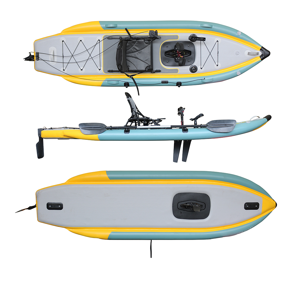 Fishing Kayak Sit In - Kayak da pesca pieghevole gonfiabile in