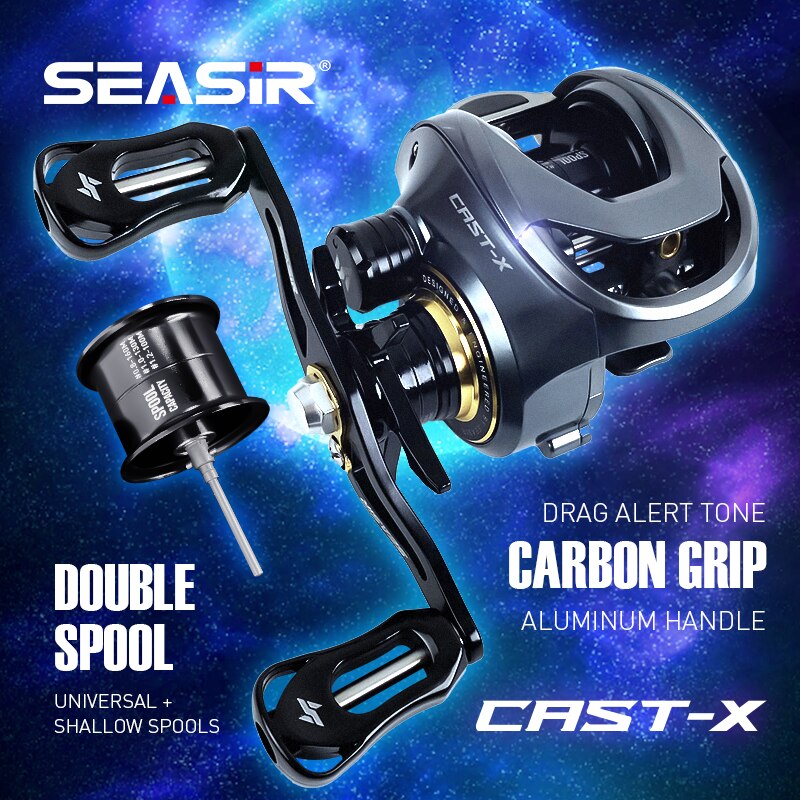 Kastking Reel Zephyr - SEASIR Cast-X Mulinello da baitcasting 7.3:1