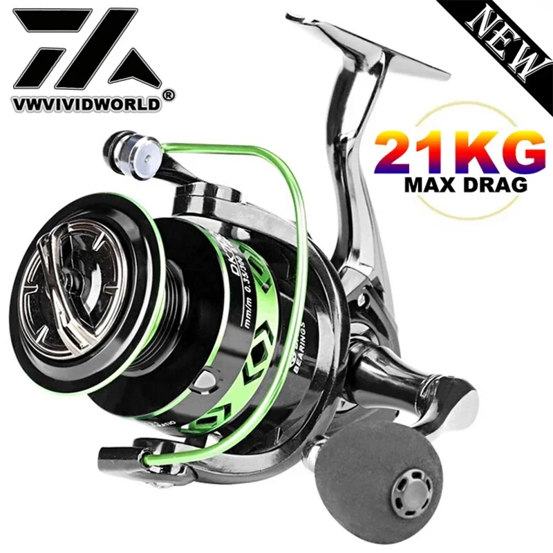 Kastking Reel Zephyr - VWVIVIDWORLD, trascinamento massimo 21 kg, mulinello