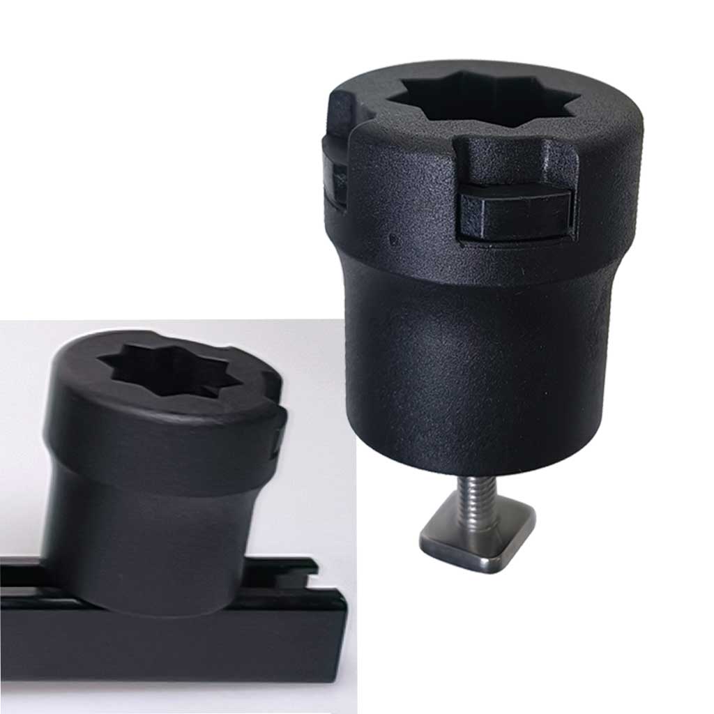 Fishing Kayak Fish Finder Mount - Adattatore scorrevole per kayak da 1