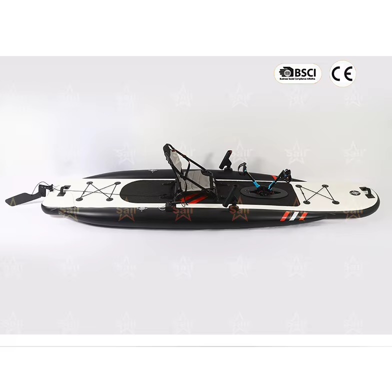 Fishing Kayak Sit In - Kayak Gonfiabile a Pedali per la
