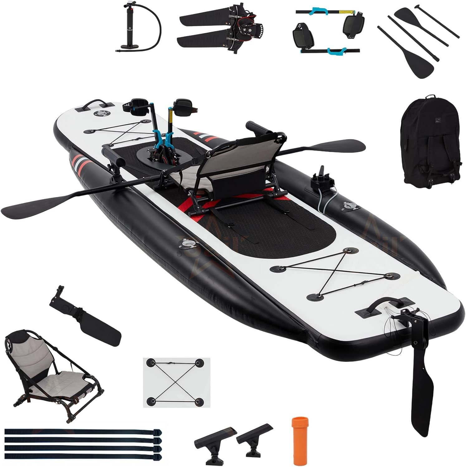 Kayak Gonfiabile a Pedali di A - Fishing Kayak Inflatable recensione e prezzo