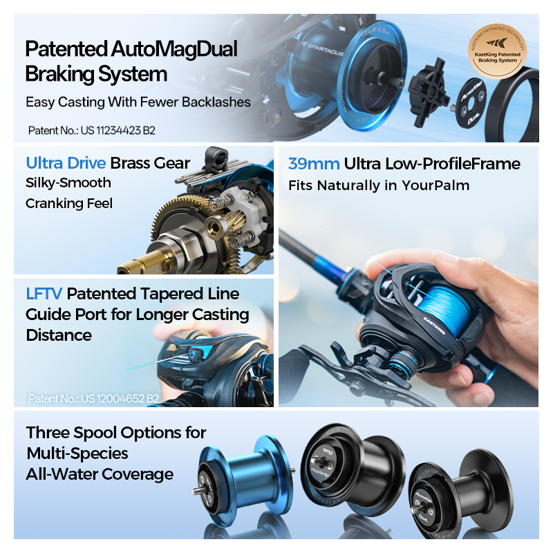 Mulinello da baitcasting KastK - Kastking Reel Zephyr recensione e prezzo